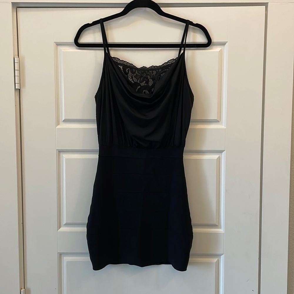Bebe Black Mini Dress